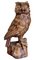 Vintage Hand-Carved Wood Owl, 1920s 9