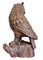 Vintage Hand-Carved Wood Owl, 1920s 4