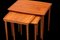 Tavolini ad incastro vintage in teak di Jørgen Aakjær Jørgensen, Danimarca, anni '60, set di 3, Immagine 8