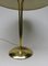 Lámpara de mesa de latón, años 50, Imagen 10