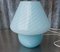 Blue Murano Mushroom Lamp by Gambaro e Poggi for Vetri, 1970s 10