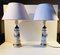 Danish Porcelain Table Lamps by Dahl Jensen, 1930s, Set of 2 1