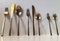 Full Set Bronze Cutlery Flatware by Prince Sigvard Bernadotte for Scanline, 1960s, Set of 109, Image 6