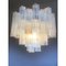 Opal Tronchi Murano Glass Chandelier in Venini Style by Simoeng 6