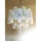 Opal Tronchi Murano Glass Chandelier in Venini Style by Simoeng 2