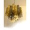 Amber and Fume Tronchi Murano Glass Chandelier in Venini Style by Simoeng 7