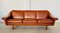 Vintage Danish Cognac Leather Sofa by Aage Christiansen, 1960s 1