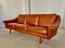 Divano vintage in pelle color cognac di Aage Christiansen, Danimarca, anni '60, Immagine 4