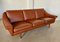Divano vintage in pelle color cognac di Aage Christiansen, Danimarca, anni '60, Immagine 19