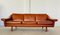 Vintage Danish Cognac Leather Sofa by Aage Christiansen, 1960s 2