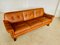 Vintage Danish Three-Seater Sofa in Cognac Leather by Svend Skipper, 1970s 15
