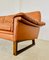 Divano a tre posti vintage in pelle color cognac di Svend Skipper, Danimarca, anni '70, Immagine 8