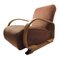 Art Deco Upholstered Bentwood Armchair 2