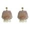 Glass Pink Tronchi Chandeliers by Simoeng for Simoeng, Set of 2 1