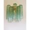 Green Tronchi Murano Glass Wall Sconces, Set of 2 4
