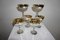 Gold & Silver-Plated Cups, 1970s, Set of 6 2