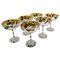 Gold & Silver-Plated Cups, 1970s, Set of 6 1