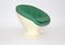 Space Age Green and Ivory Plastic Club Chair by Rafael Raffel, 1970s 2