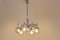 Vintage Chrome and Glass Chandelier from Kaiser Leuchten, Image 8