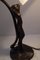 French Art Deco Bronze Table Lamp, Image 2