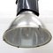 Industrielle Vintage Loft Lampe in Grau & Blau 2