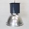 Industrielle Vintage Loft Lampe in Grau & Blau 1