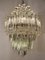 Vintage Murano Glass Triedri Chandelier from Venini 1