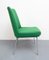 Dispo 8 Grass Green Hopsak & Chrome Chair from Mauser, 1960s 6