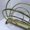 Mid-Century Modern Brass Magazine Rack, 1950s, Image 5