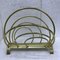 Mid-Century Modern Brass Magazine Rack, 1950s 2