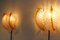 Murano Glass Leaf Wall Lights from Mazzega, 1970s, Set of 2 3
