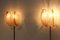 Murano Glass Leaf Wall Lights from Mazzega, 1970s, Set of 2 4