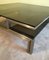 Coffee Table in Brushed Steel and Brass by Guy Lefevre for Maison Jansen, 1970s 29