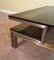 Coffee Table in Brushed Steel and Brass by Guy Lefevre for Maison Jansen, 1970s 30