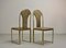 Brass Dining Chairs from Belgo Chrome, 1970s, Set of 6 1