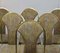 Brass Dining Chairs from Belgo Chrome, 1970s, Set of 6 6