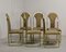 Brass Dining Chairs from Belgo Chrome, 1970s, Set of 6 3
