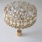 Mid-Century Gilded Brass & Crystal Chandelier from Palwa, Image 6