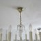 Mid-Century Modern Glass Chandelier, 1950s 4