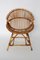 Mid-Century French Rattan Chair, 1960s 1