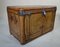 Antique Leather Trunk Courier Trunk from Gautier, 1890s 5