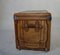 Antique Leather Trunk Courier Trunk from Gautier, 1890s, Image 7