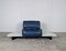 Mid-Century Blue Veranda Sofa by Vico Magistretti for Cassina, 1970s 4