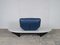 Mid-Century Blue Veranda Sofa by Vico Magistretti for Cassina, 1970s 6