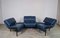 Mid-Century Blue Veranda Sofa by Vico Magistretti for Cassina, 1970s 2