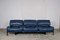 Mid-Century Blue Veranda Sofa by Vico Magistretti for Cassina, 1970s 1