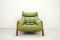 Vintage Green Lounge Armchair from Percival Lafer, 1958 2