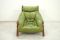 Vintage Green Lounge Armchair from Percival Lafer, 1958 3