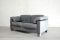 Swiss DS 17 Grey Leather Sofa from de Sede, 1980s 9
