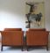 Danish Vintage Armchairs in Cognac Brown Leather, 1960s, Set of 2 21